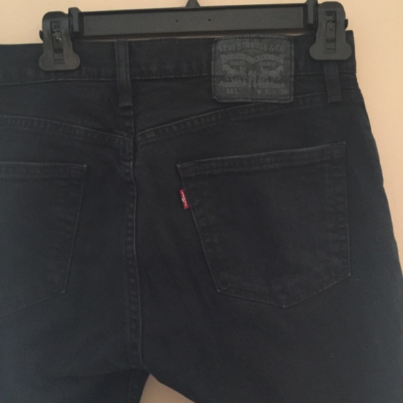Levi's Denim - Vintage Black Levi's 511 Straight Leg High Waisted